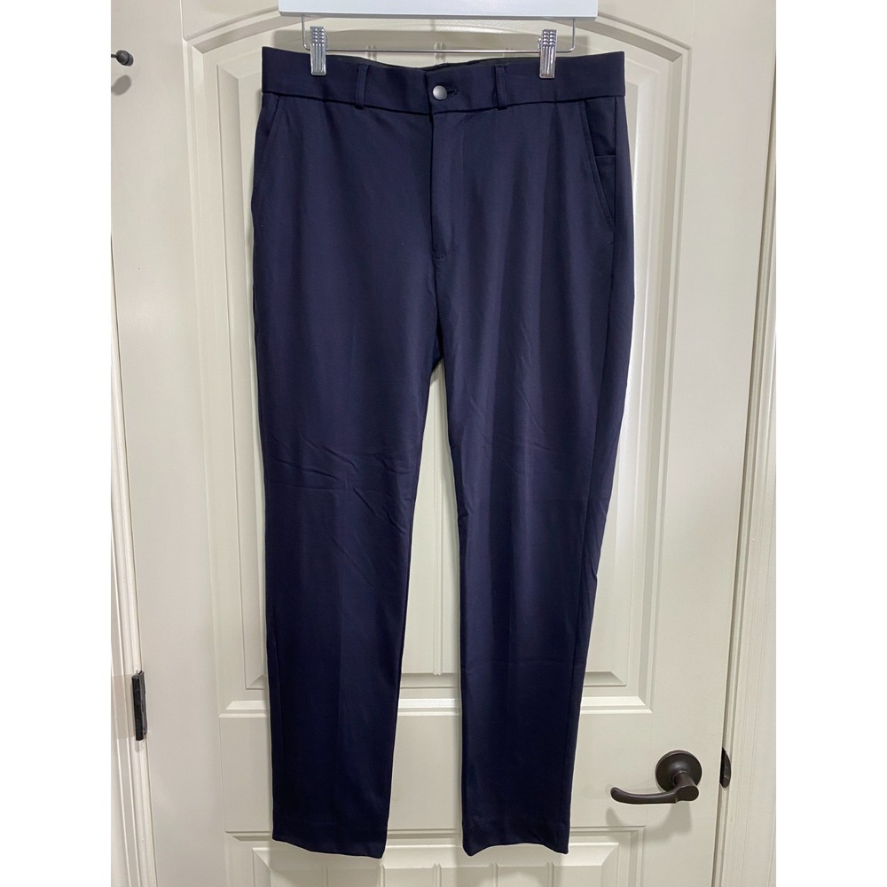 State And Liberty Pants Mens 30 (Fits 32x28) Navy Performance Chino Athletic